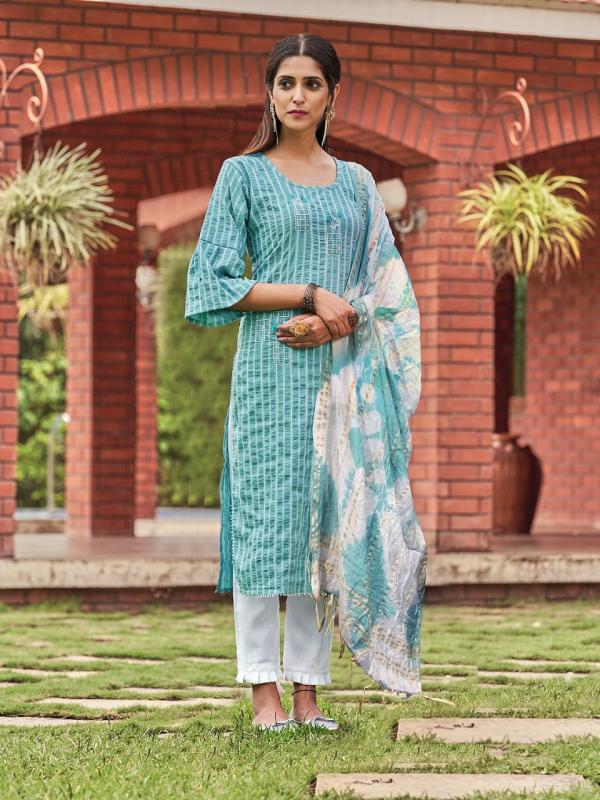 Ft Coral Vol 01 Fancy Rayon Kurti With Pant And Dupatta Collection